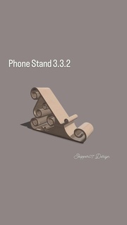 phone stand 332 Accessories 3d print model - Mito3D