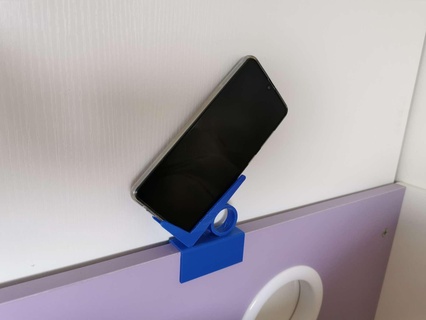 phone ficar pé cama v2 faça 3d print model - Mito3D