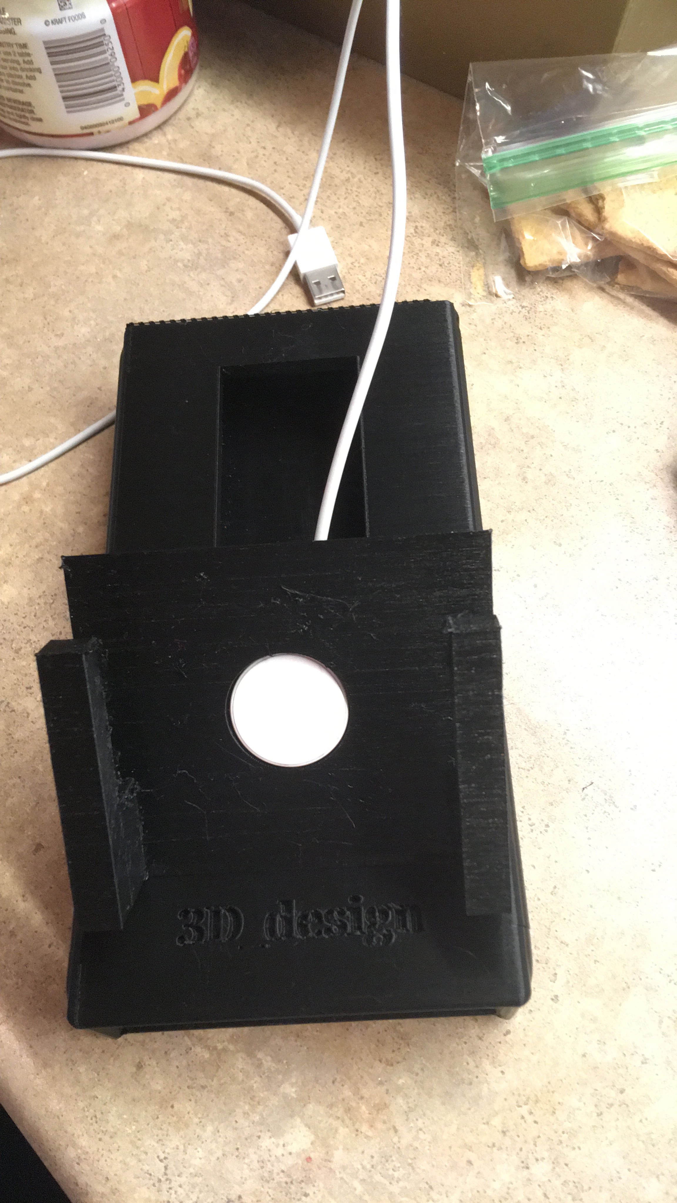 teléfono reloj cargador artilugio electrónica 3D print model - Mito3D