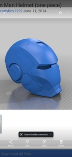 1 peça ferro homem capacete 3d modelos baixar crialidade nuvem máscaras capacetes 3d print model - Mito3D