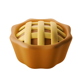 pie Foods 3d print model - Mito3D