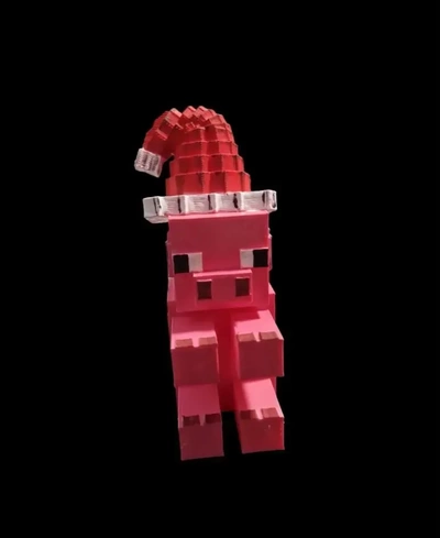 porcellino minecraft 3d modelli scarica creality nube 3d print model - Mito3D