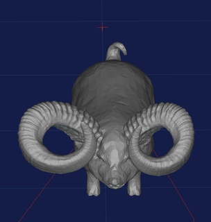 porcin RAM animaux 3d print model - Mito3D