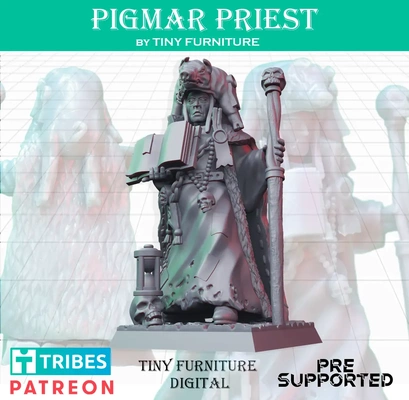 porco espinho sacerdote 3d modelos baixar crialidade nuvem 3d print model - Mito3D