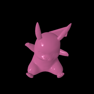 Pikachu juguetes juegos 3d print model - Mito3D