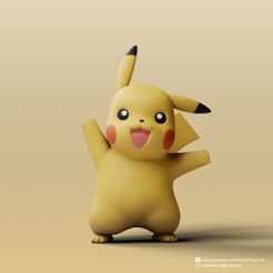 Pikachu 3d Modelle download Realität Wolke Zeichen 3D print model - Mito3D