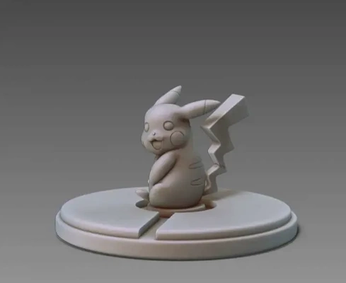 pikachu 3d models download creality cloud 3d print model - Mito3D