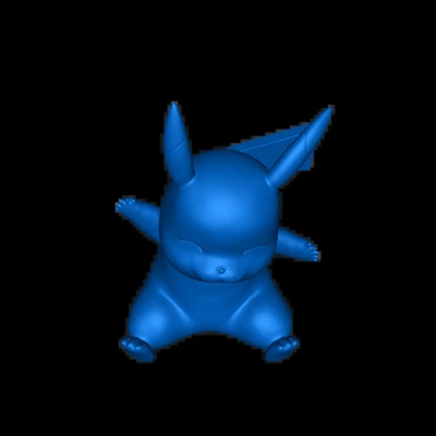 pikachu 3d models download creality cloud 3d print model - Mito3D