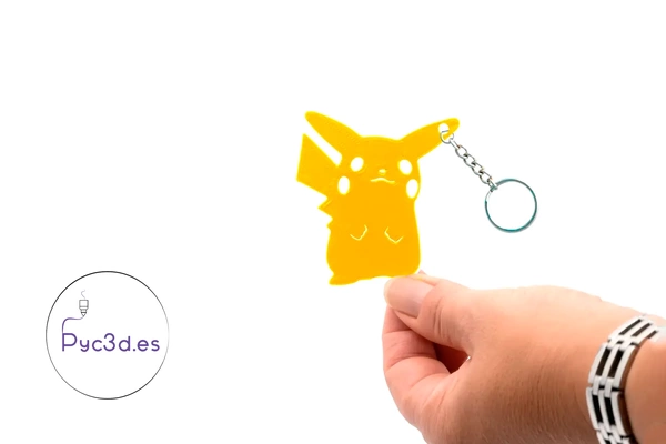 pikachu llavero 3d modelos descargar crealidad nube caracteres 3d print model - Mito3D