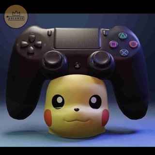 Pikachu porta controle video game ficcional personagens 3d print model - Mito3D