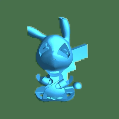 pikapool 3d models download creality cloud 3d print model - Mito3D