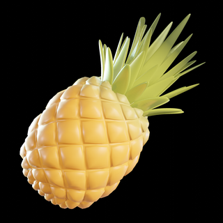 Ananas Lebensmittel 3d print model - Mito3D