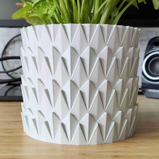 Ananas Krone Topf Pflanzer Vase Modus Design Blumen 3d print model - Mito3D