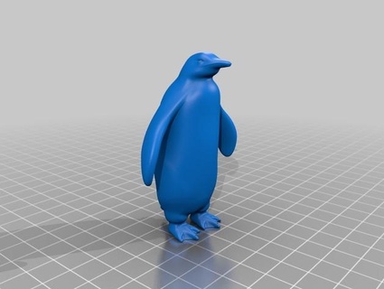pinguim vôo animais 3d print model - Mito3D