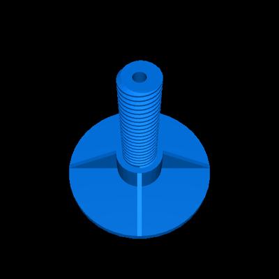 pino rosca caixa acoplada 3d modelos baixar crialidade nuvem 3d print model - Mito3D