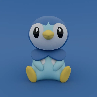 piplup pokemon 3d modeller indir creality bulut 3d print model - Mito3D