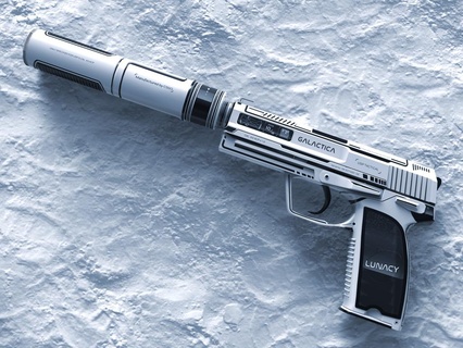 pistola usp s silenciador 3d modelos descargar crealidad nube juguete armas 3d print model - Mito3D