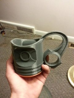 piston cup Cups & Mugs 3d print model - Mito3D