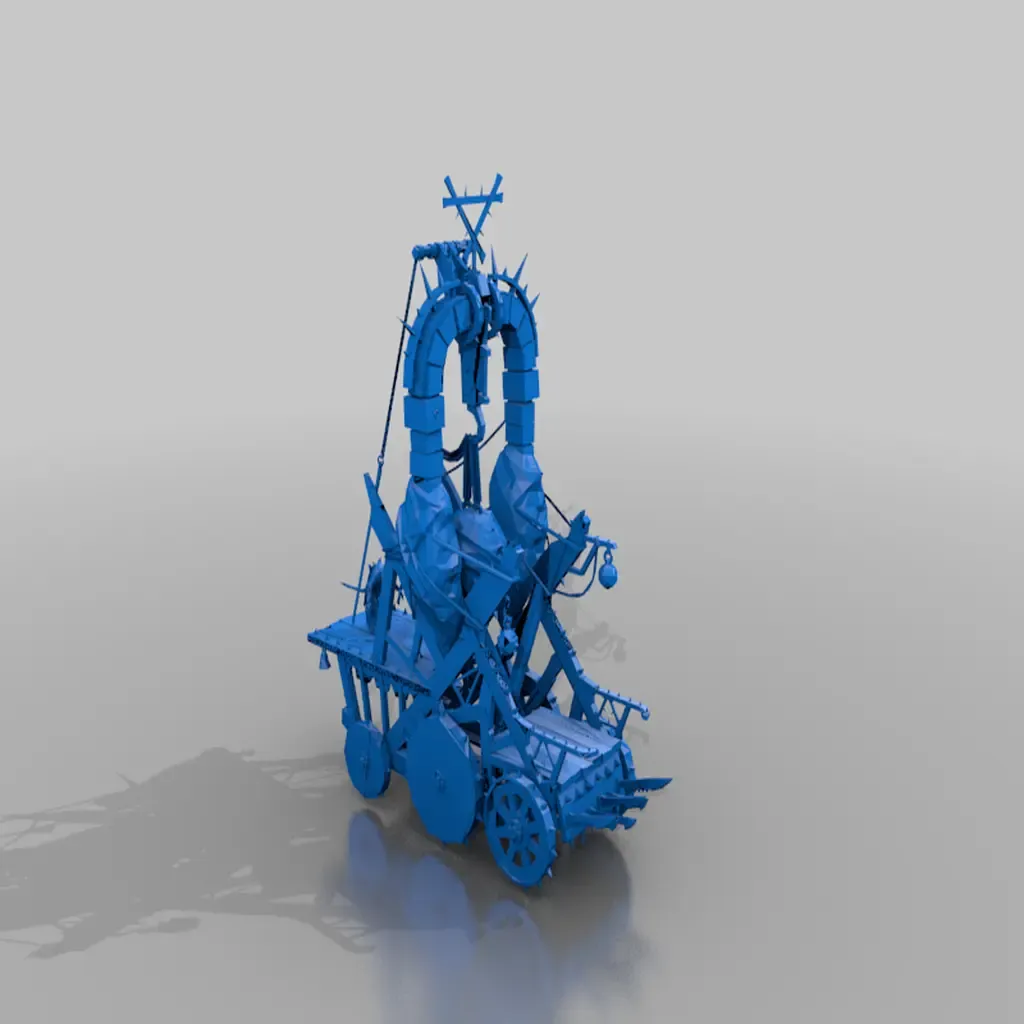 praga forno skaven máquina guerra 3d modelos baixar crialidade nuvem 3D print model - Mito3D