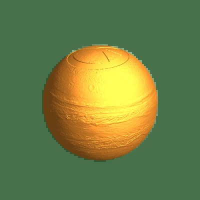 planet 3d modelle download realität wolke 3d print model - Mito3D