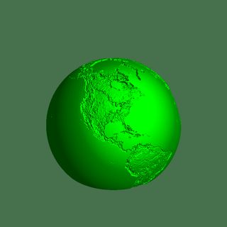 planet earth 01142022 Planet Lamp 3d print model - Mito3D