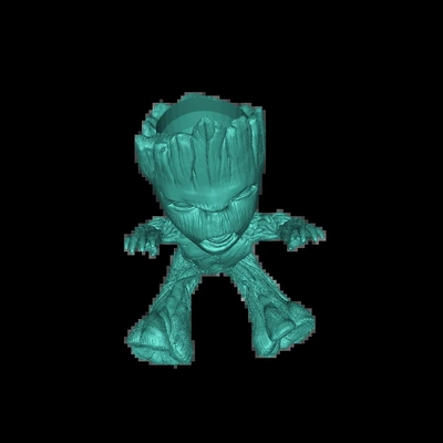 planta groot 3d modelle download realität wolke 3d print model - Mito3D