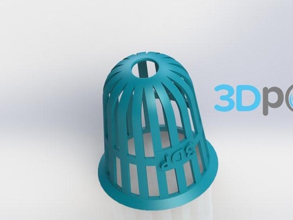 fioriera maglia natura impianti 3d print model - Mito3D