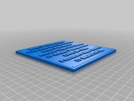 placa 3d modelos descargar crealidad nube 3d print model - Mito3D