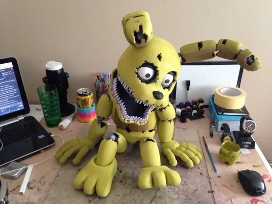 plushtrap cuerpo completo fnaf 3d models download creality cloud 3d print model - Mito3D