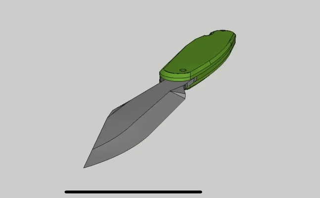 pocket knife fully functional 3d models download creality cloud 3d print model - Mito3D