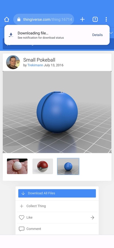 pokeball 3d models download creality cloud toys & games 3d print model - Mito3D