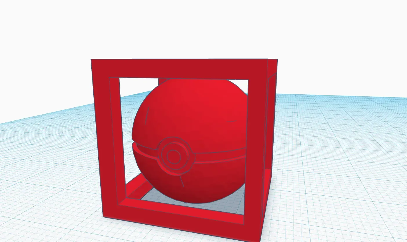 pokeball 3d modèles télécharger créalité nuage 3D print model - Mito3D