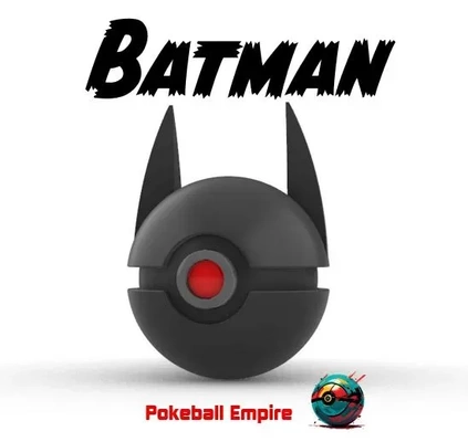 pokebola batman 3d modelos descargar crealidad nube 3d print model - Mito3D