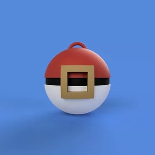 pokeball christmas ornament Toys & Games 3d print model - Mito3D