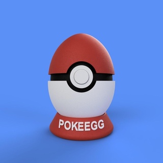 pokeball uovo 3d print model - Mito3D