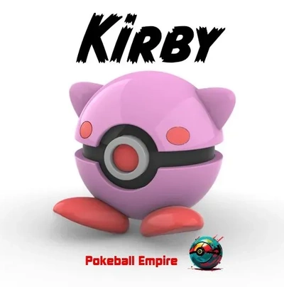 pokeball kirby 3d modèles télécharger créalité nuage 3d print model - Mito3D