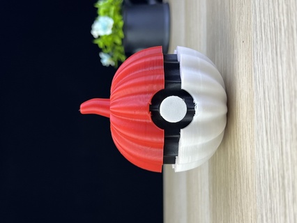 pokeball pumpkin Gadgets & Electronics 3d print model - Mito3D