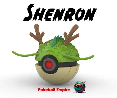 pokeball shenron 3d modelle download realität wolke 3d print model - Mito3D