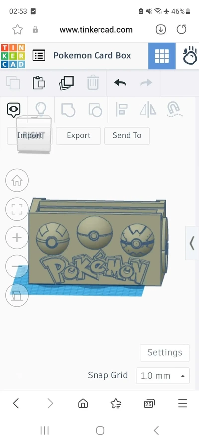 pokemon card box 3d models download creality cloud 3d print model - Mito3D