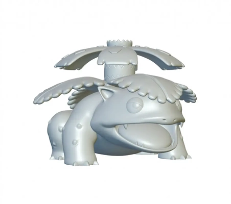 pokémon venusaur pronto 3d impressão modelos baixar crialidade nuvem 3d print model - Mito3D