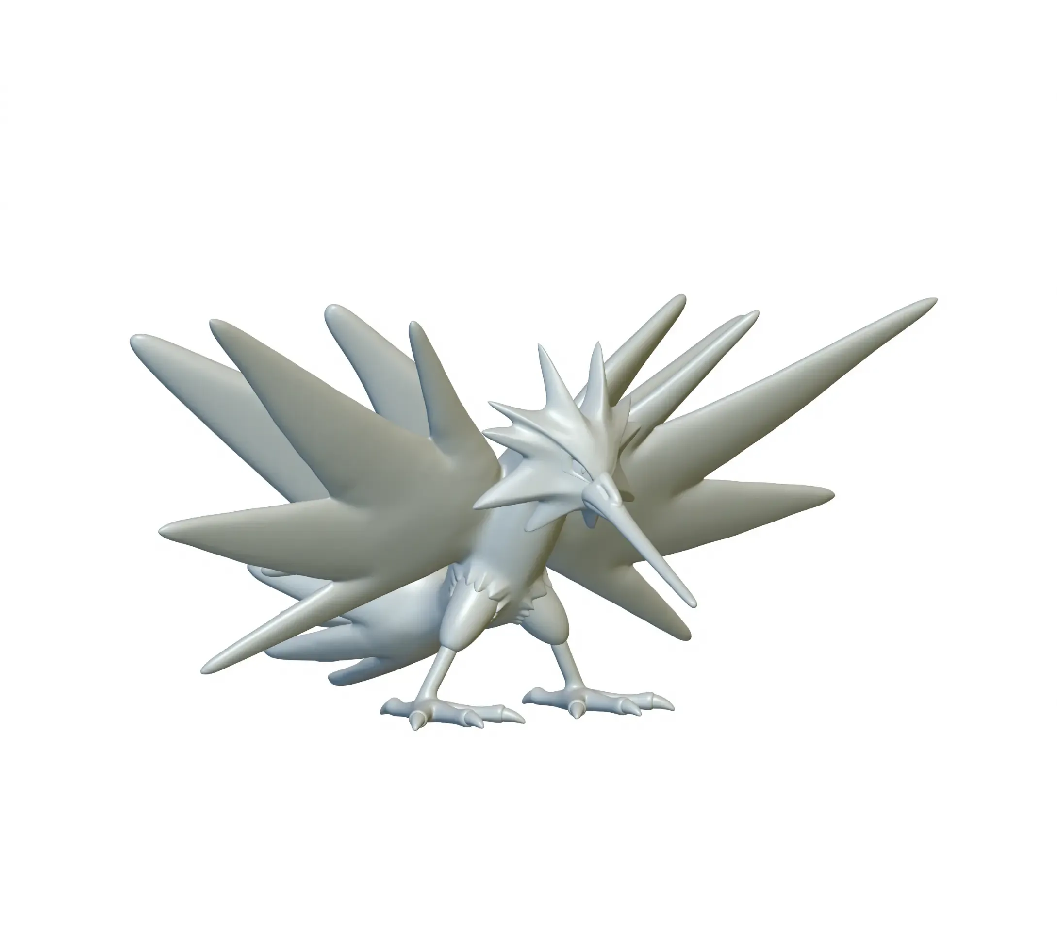 pokemon zapdos 145 hazır 3d baskı modeller indir creality bulut 3D print model - Mito3D