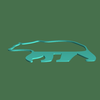 polare orso mammifero 3d print model - Mito3D