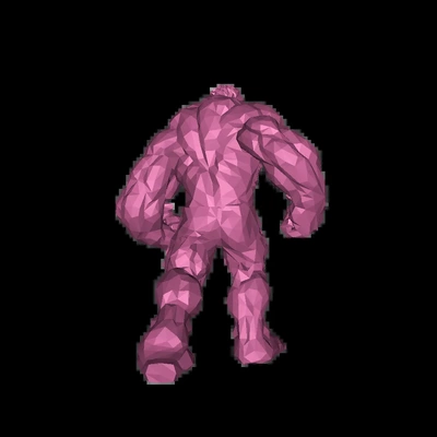 poly red hulk 3d models download creality cloud 3d print model - Mito3D