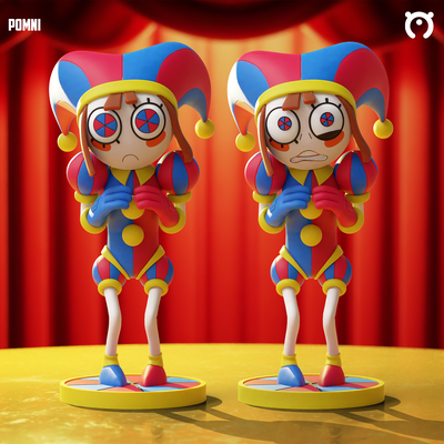 pomni - amazing digital circus 3d models download creality cloud fictional characters 3d print model - Mito3D