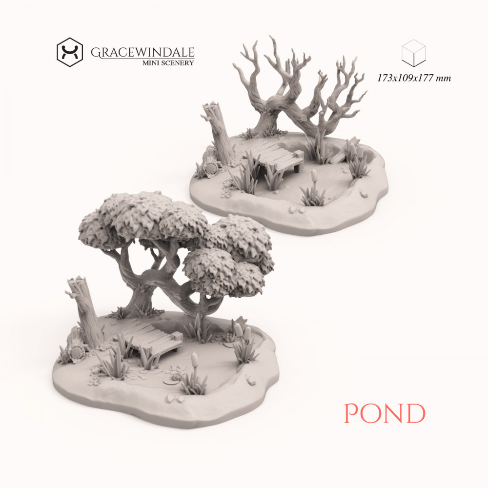 pond Others 3D print model - Mito3D