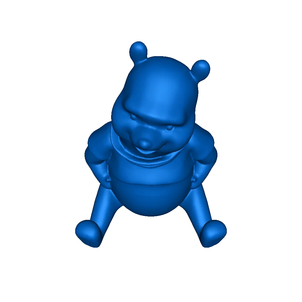 pooh 3d models download creality cloud 3D print model - Mito3D