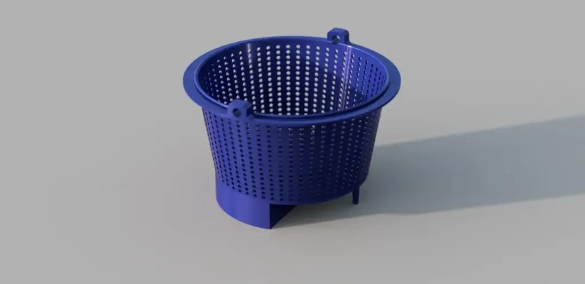 bassin écumoire panier v2 3d modèles télécharger créalité nuage 3d print model - Mito3D