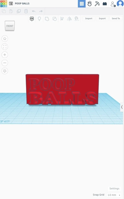 caca bolas 3d modelos descargar crealidad nube 3d print model - Mito3D