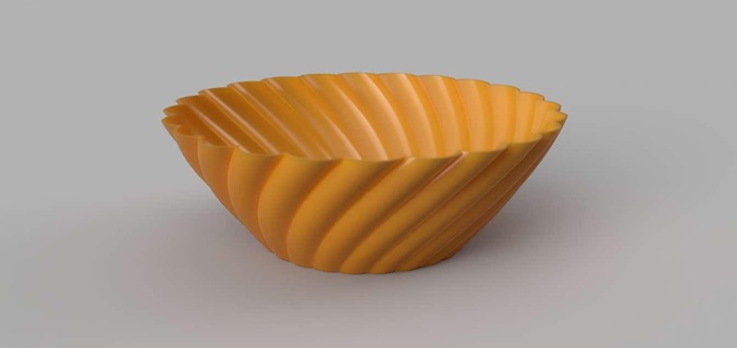 popcorn bowl Others 3d print model - Mito3D