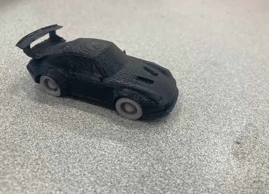 porsche turbo 3d modèles télécharger créalité nuage 3d print model - Mito3D